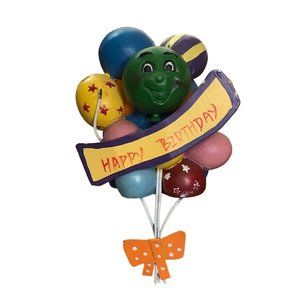 WMG Anthropomorphic Shelf Sitters Birthday Balloons 2006 Figurine Collectible
